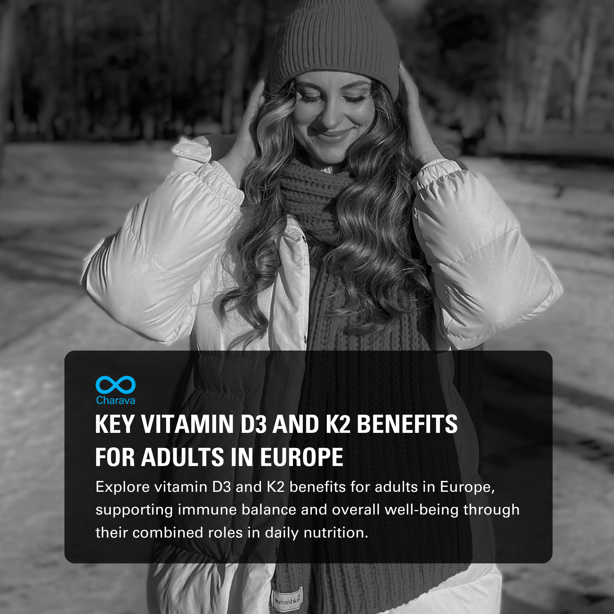 Exploring Vitamin D3 and K2 Benefits for Adult Wellness - Charava Europe