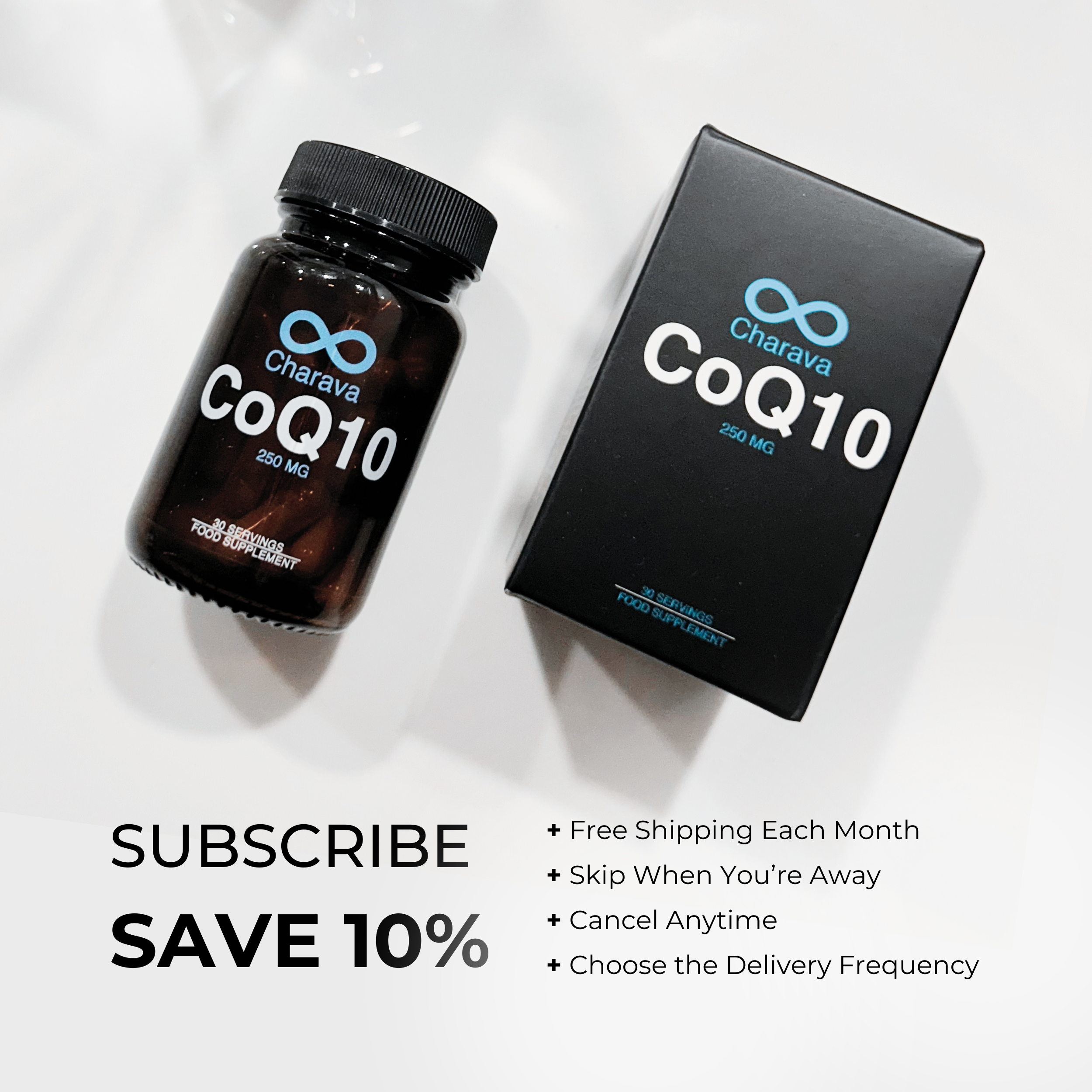 charava coq10 subscribe save 10%